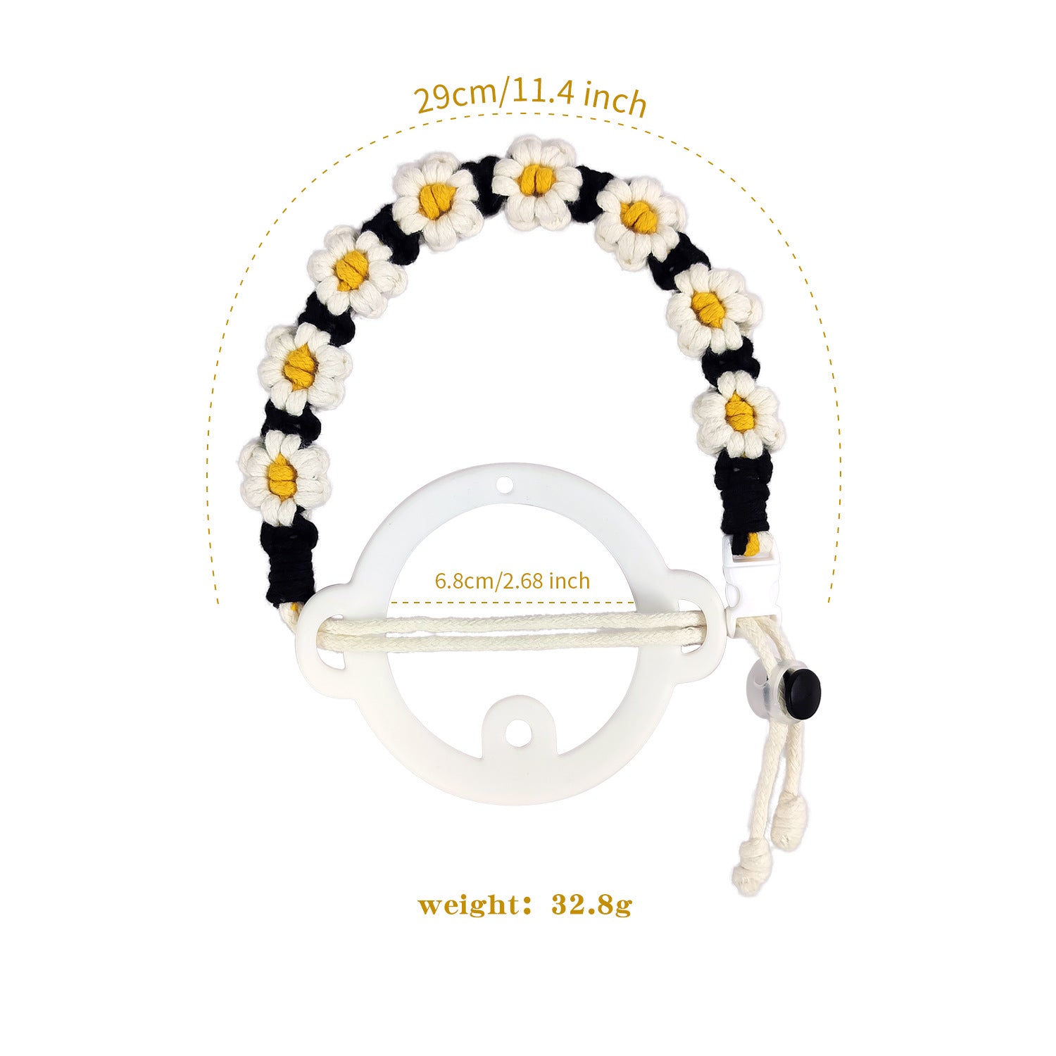 Wholesale Flower Daisy Sports Band Premium Silicone Ring Cup Sleeve Cup Accessories